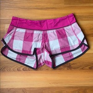 lululemon check speed short 6